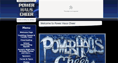 Desktop Screenshot of powerhauscheergym.com